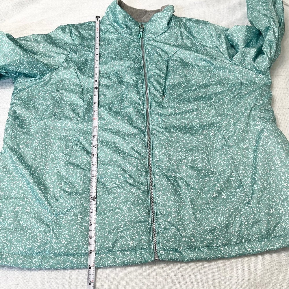Womens ZeroXposur Green Zip Up Winter Jacket Size 1X - Picture 10 of 12